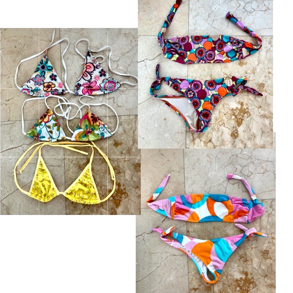 Two 2 Bikinis & 3 tops/multicolor /Swimsuit/S